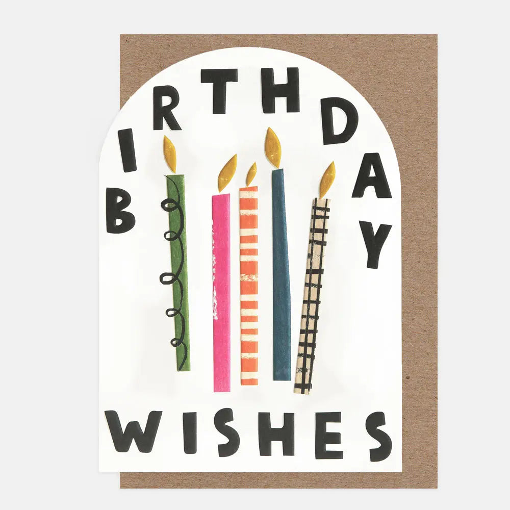 Birthday Wishes Multi-Patterned Candles