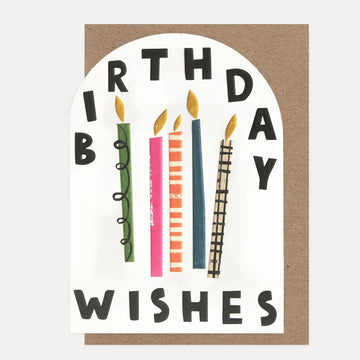 Birthday Wishes Multi-Patterned Candles