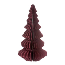 Load image into Gallery viewer, Deep Red Honeycomb Tree Paper Standing Decoration - Large
