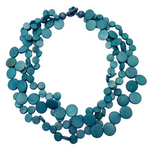 Load image into Gallery viewer, Strand Cascade Necklace - Blue
