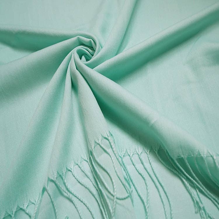 Plain Light Cotton Mix Large Scarf