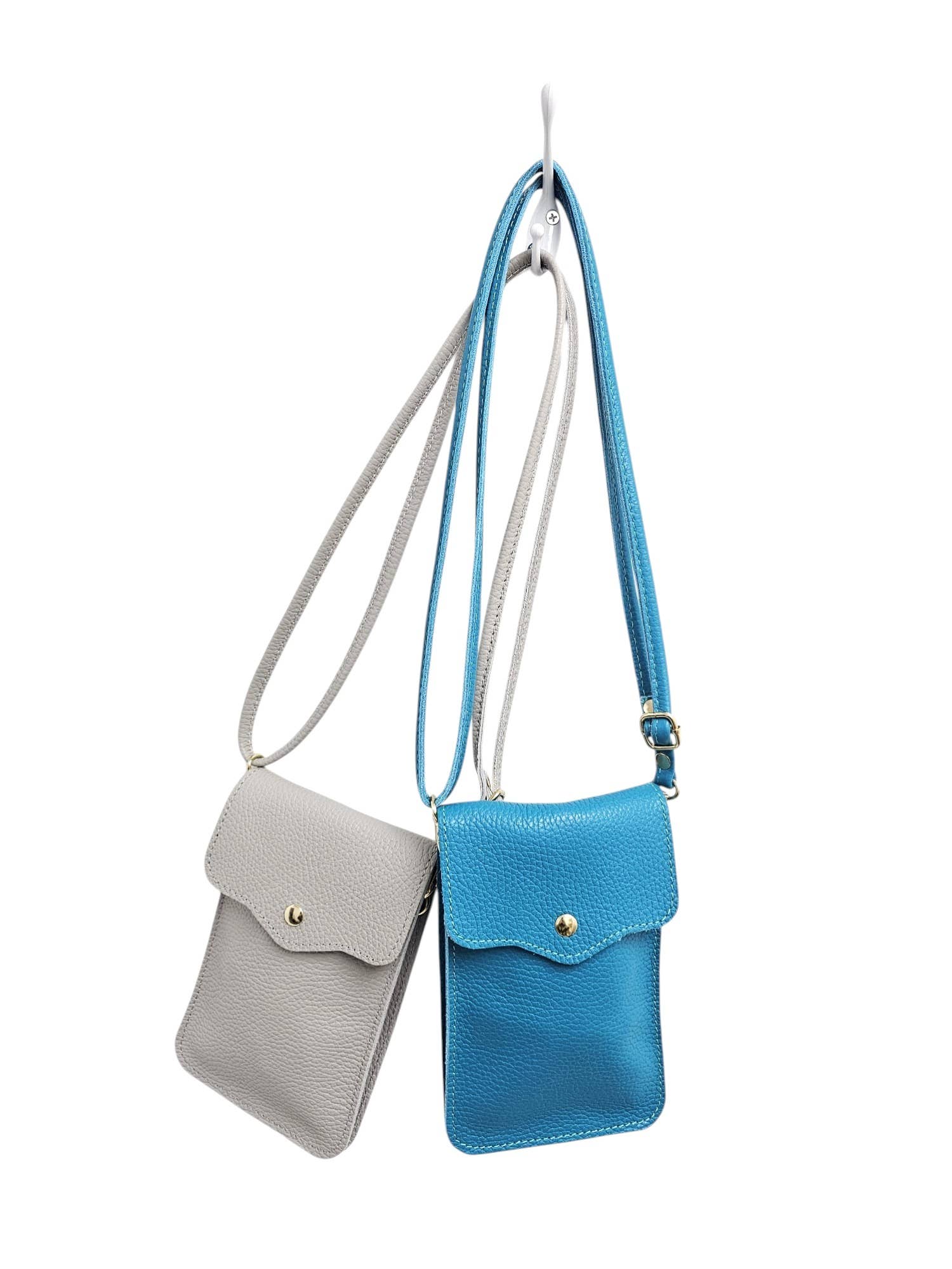 Italian Genuine Leather Mobile Cross Body Bag