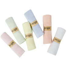Load image into Gallery viewer, Re:gn Organic Bamboo Face Cloths – Ultra-Soft Eco Washcloths, Pastel 6 Pack
