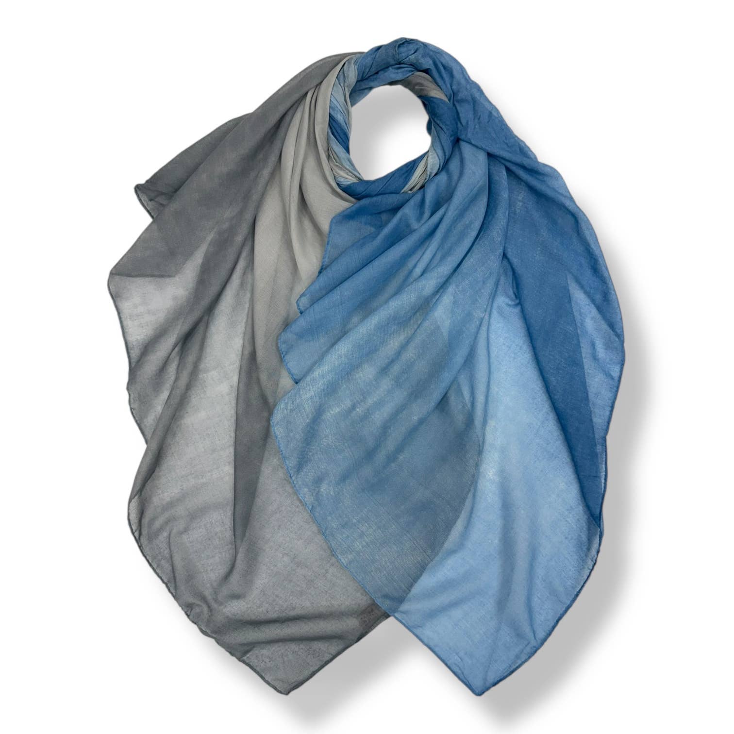 Ombre Lightweight Cotton Viscose Scarf