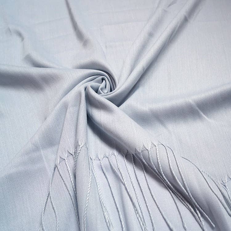 Plain Light Cotton Mix Large Scarf