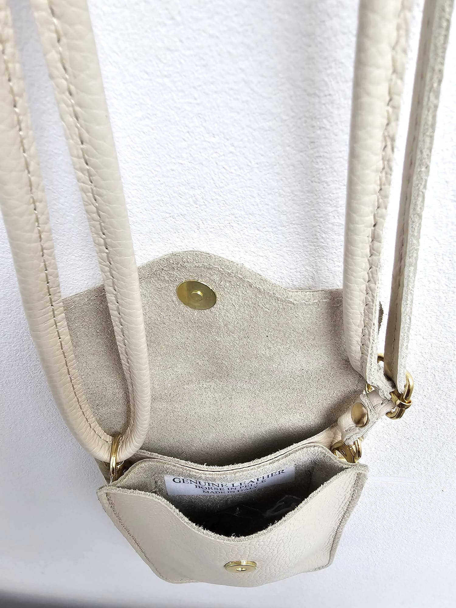 Italian Genuine Leather Mobile Cross Body Bag