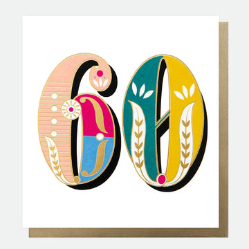 Carnival 60th Birthday Card