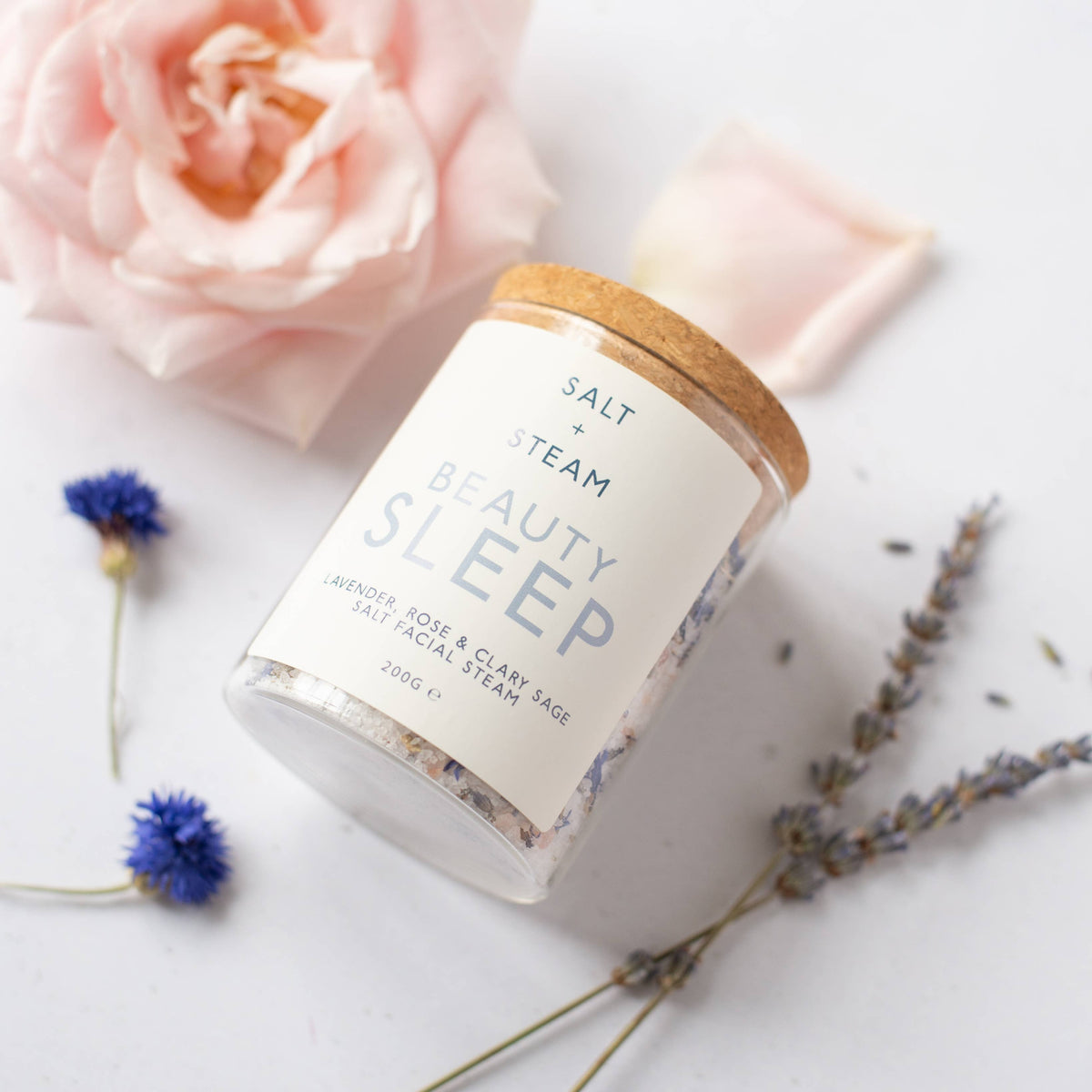 Bathing Beauty Relaxing Bath Salt & Facial Steam Gift Set