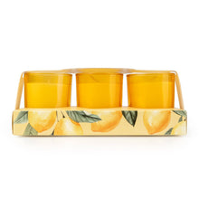 Load image into Gallery viewer, Votive Candle Trio  - Sweet Lemon &amp; Rosemary
