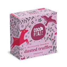Load image into Gallery viewer, Christmas Raspberry Dusted Truffles
