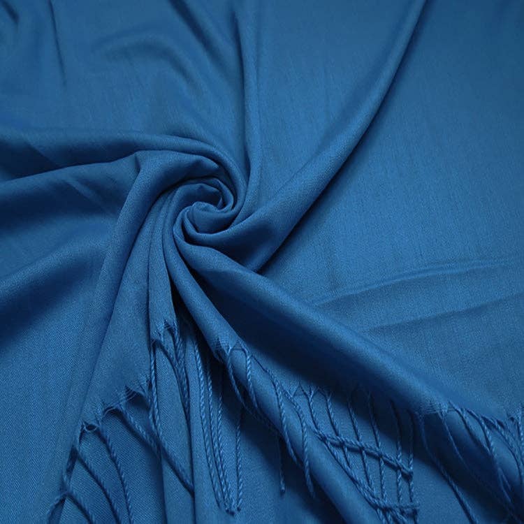Plain Light Cotton Mix Large Scarf
