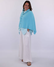 Load image into Gallery viewer, Summer Poncho with Buttons
