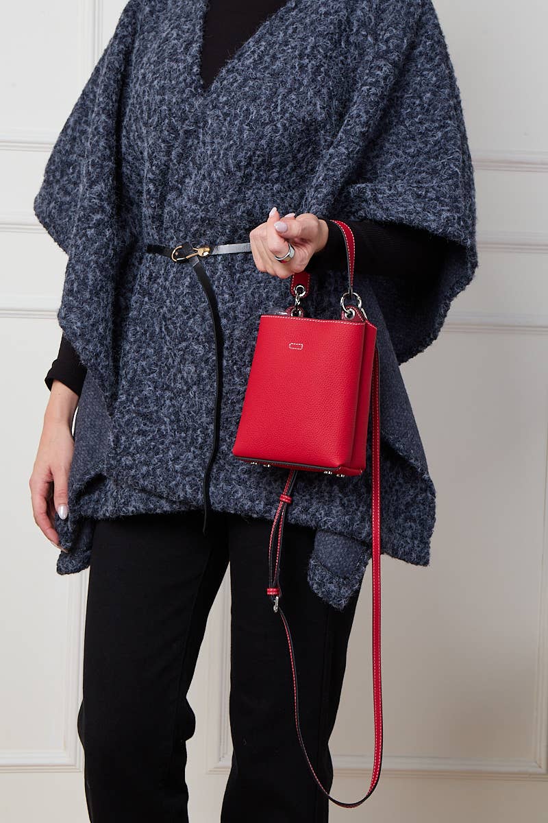 Soft Genuine Leather 2 Compartment Hand Bag