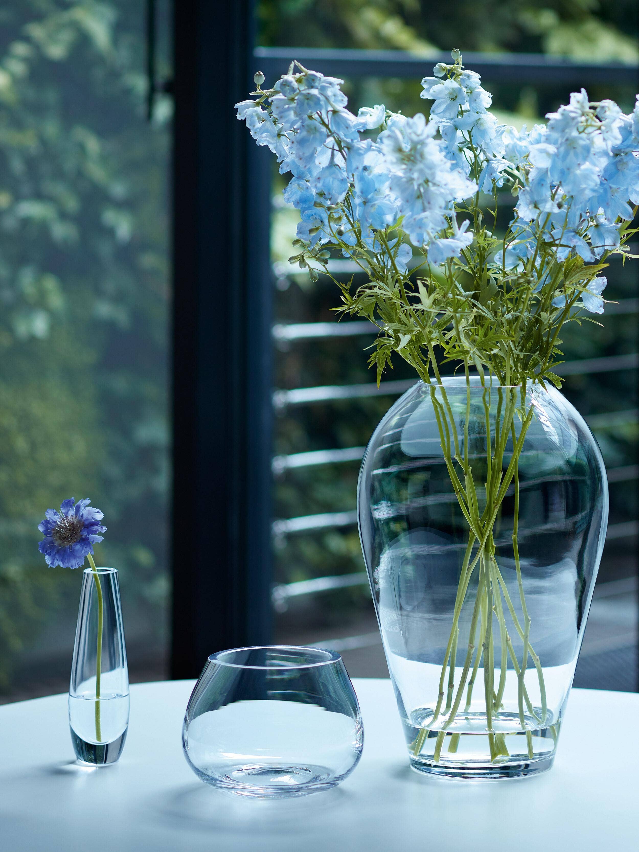 LSA Glass Flower Single Stem Vase