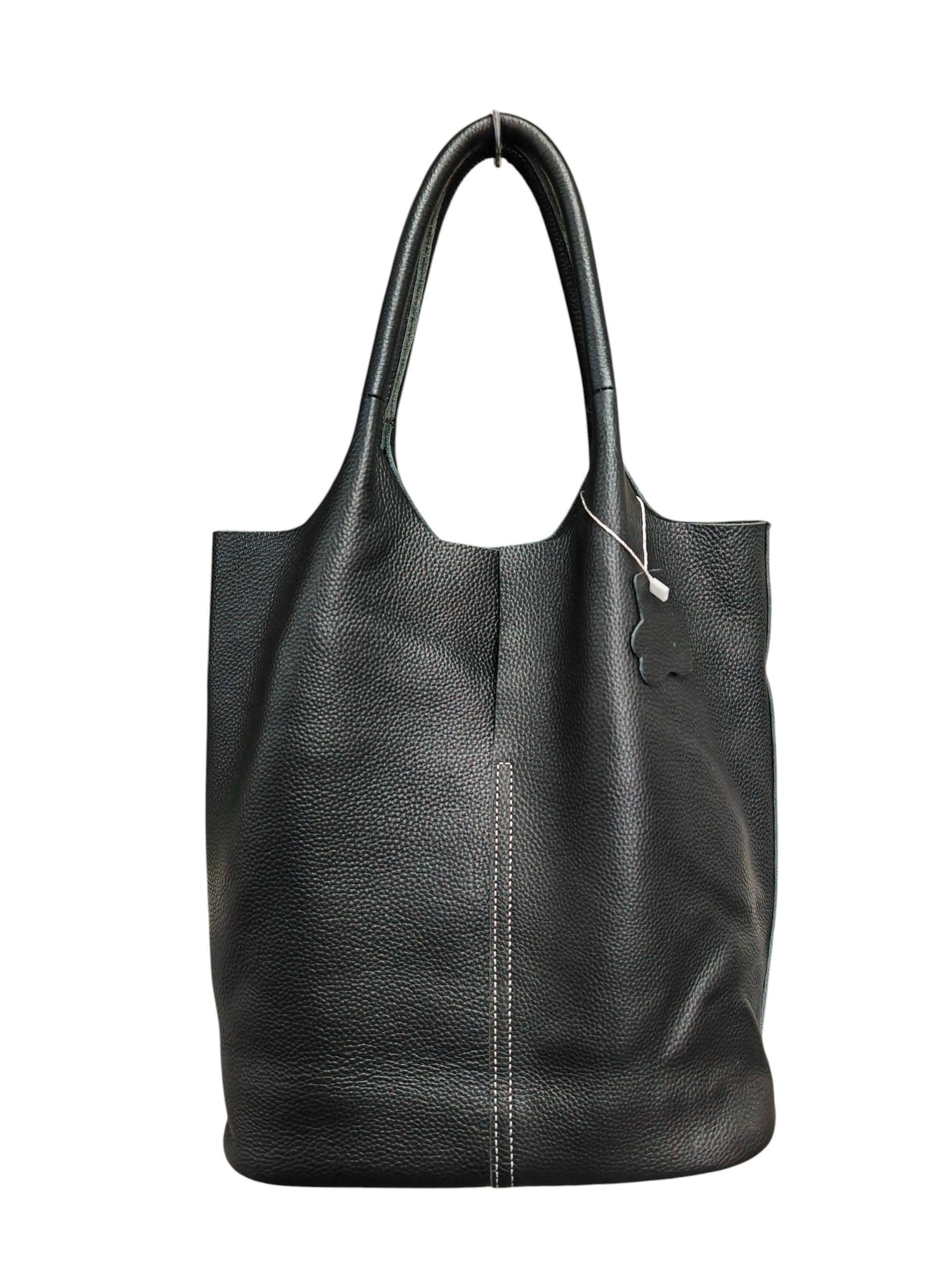 Genuine Leather Soft Hobo Tote Bag