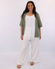 Load image into Gallery viewer, Cotton Blend Short Kimono
