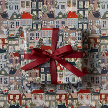 Load image into Gallery viewer, Christmas 2025 Gift Wrapping Paper 3M Houses FSC Snow
