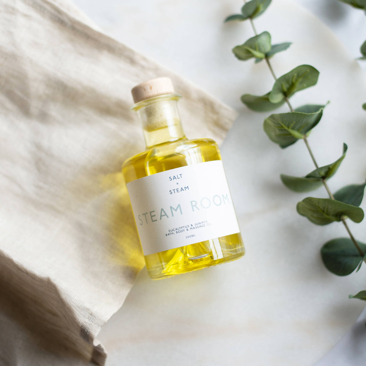 Steam Room Eucalyptus & Juniper Bath & Body Oil 100ml, 200ml