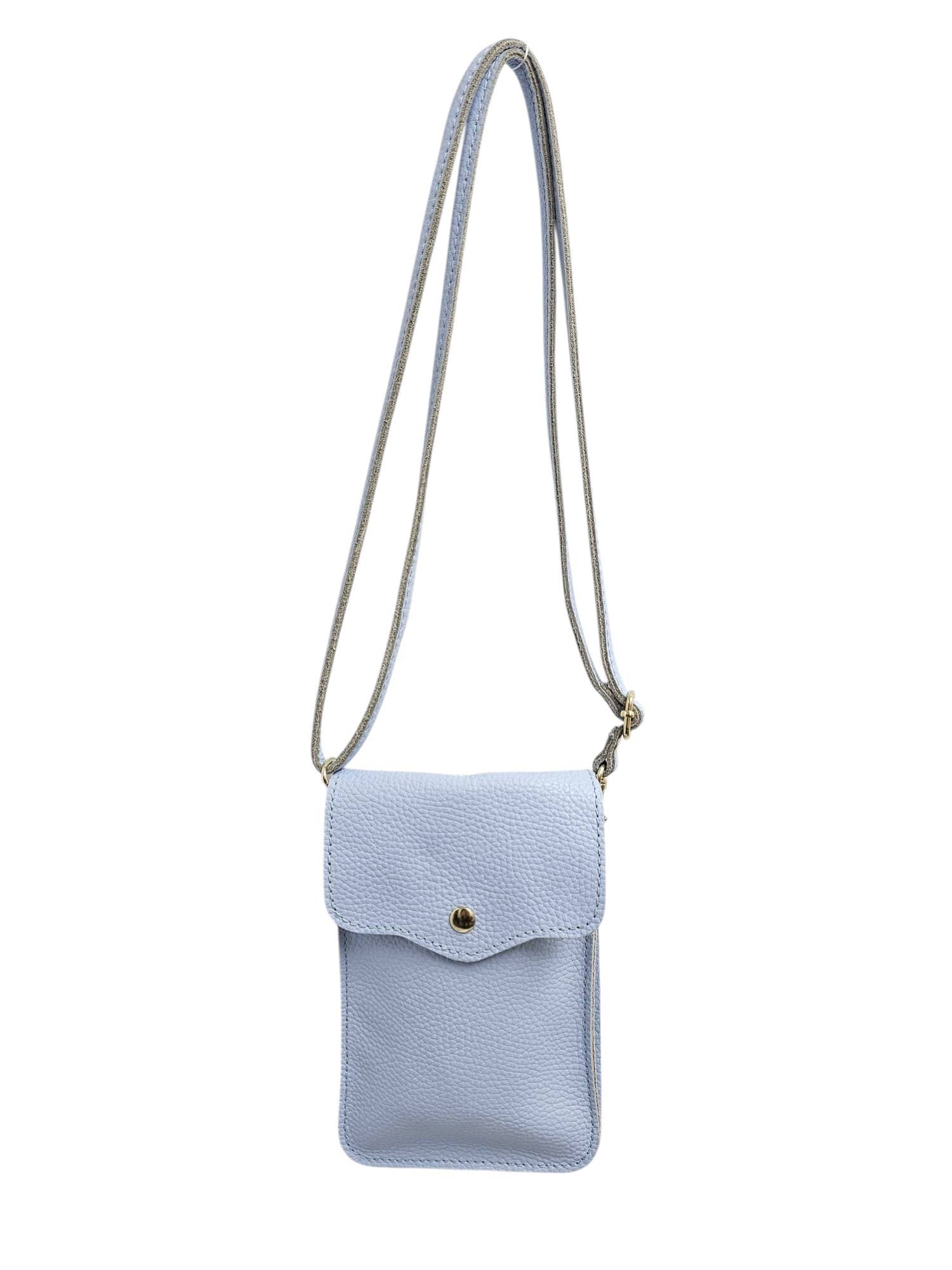 Italian Genuine Leather Mobile Cross Body Bag