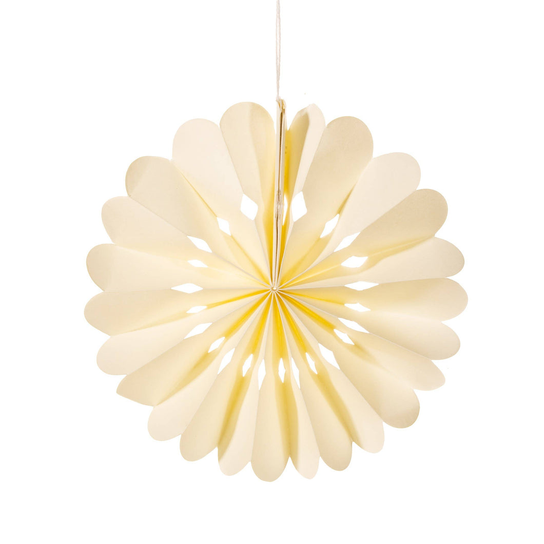 White Snowflake Paper Hanging Decoration