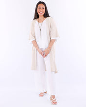 Load image into Gallery viewer, Cotton Blend Long Kimono
