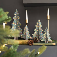 Load image into Gallery viewer, Set of 4 Christmas Tree Forest Table Decorations
