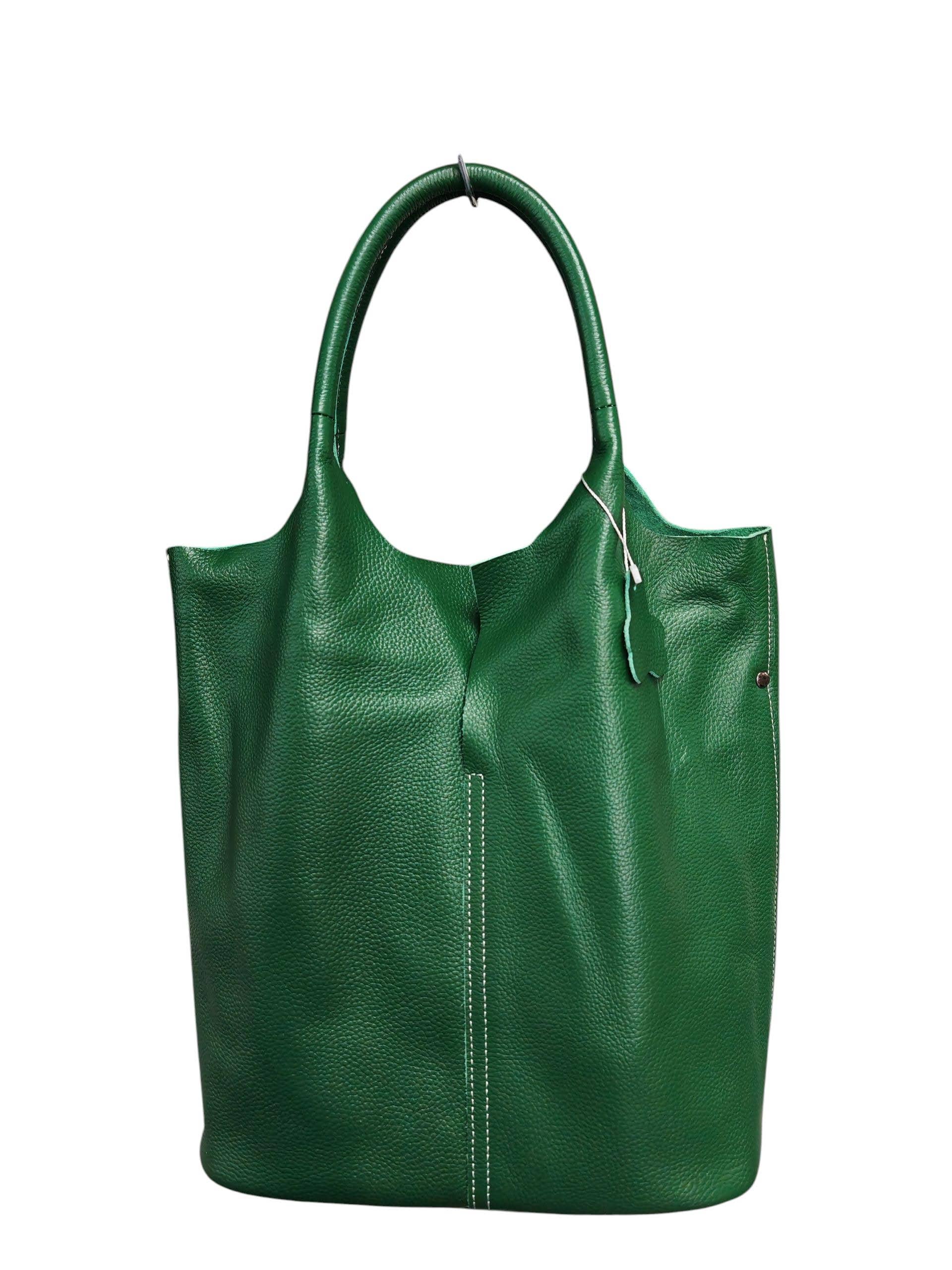 Genuine Leather Soft Hobo Tote Bag