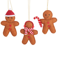 Load image into Gallery viewer, Festive Gingerbread Hanging Decoraton - Assorted
