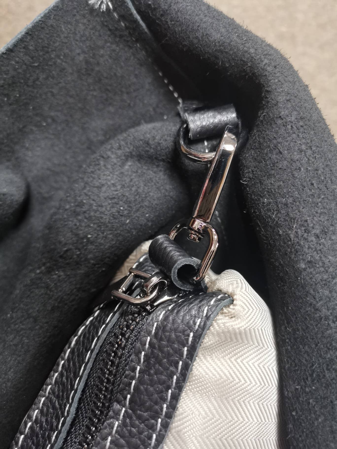 Genuine Leather Soft Hobo Tote Bag