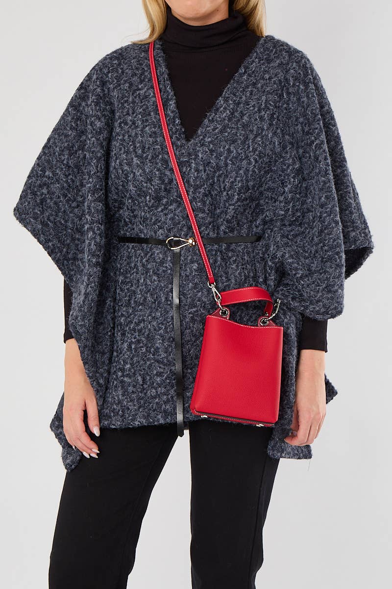 Soft Genuine Leather 2 Compartment Hand Bag