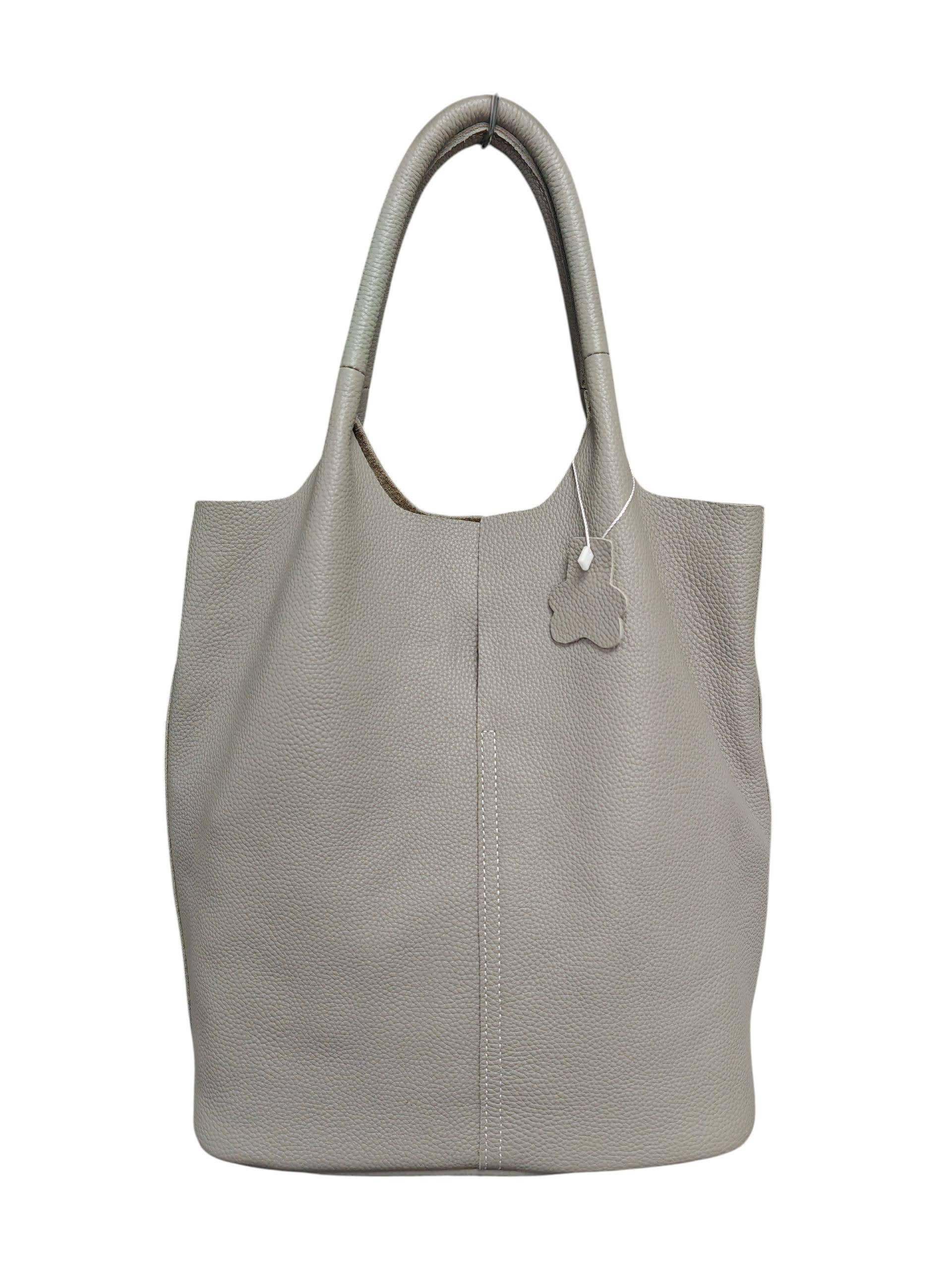 Genuine Leather Soft Hobo Tote Bag