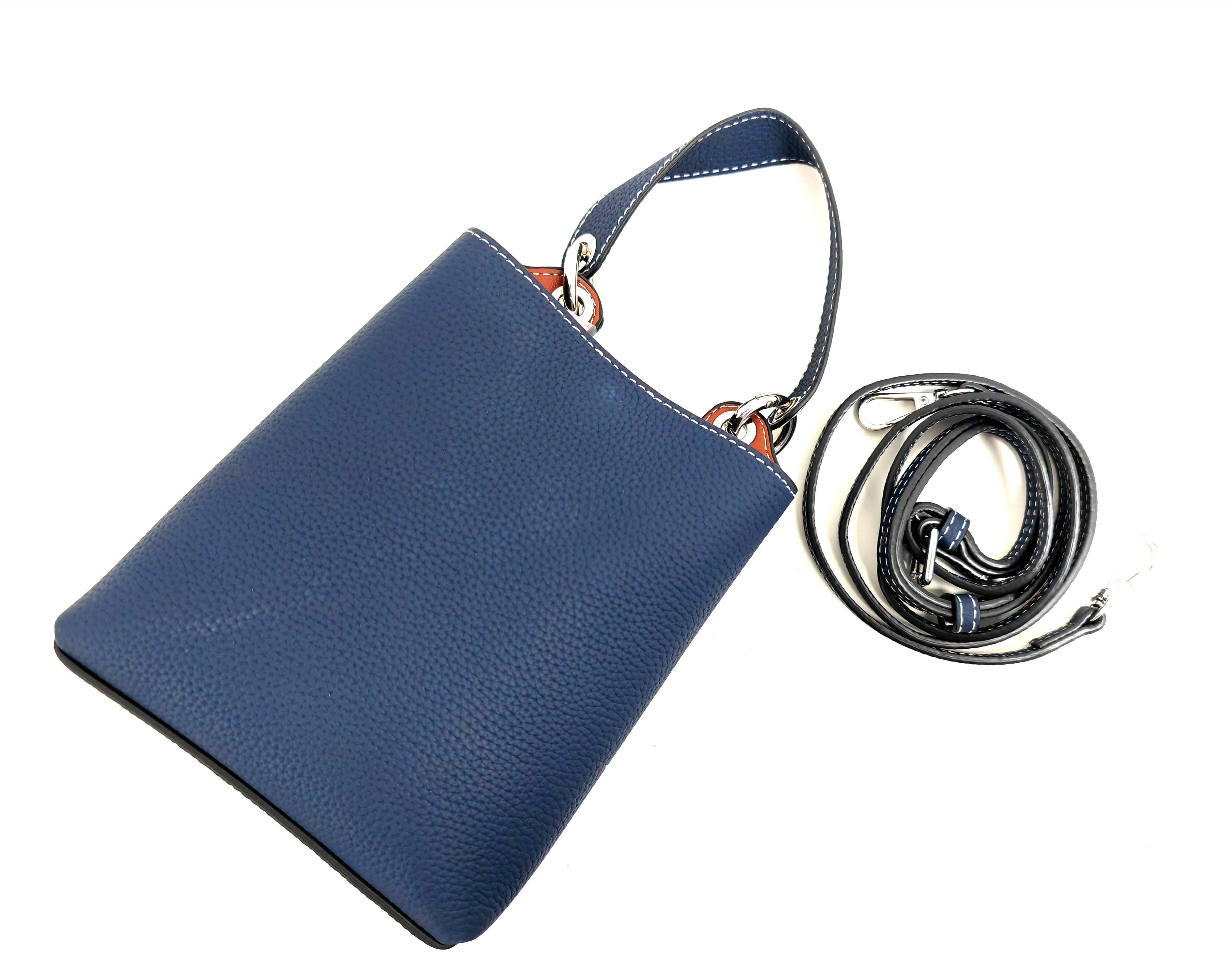Soft Genuine Leather 2 Compartment Hand Bag