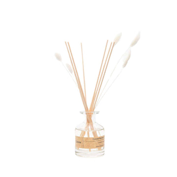 Cocoa Butter & Vanilla Reed Diffuser - Clear