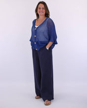 Load image into Gallery viewer, Cotton Blend Open Knit Cardi
