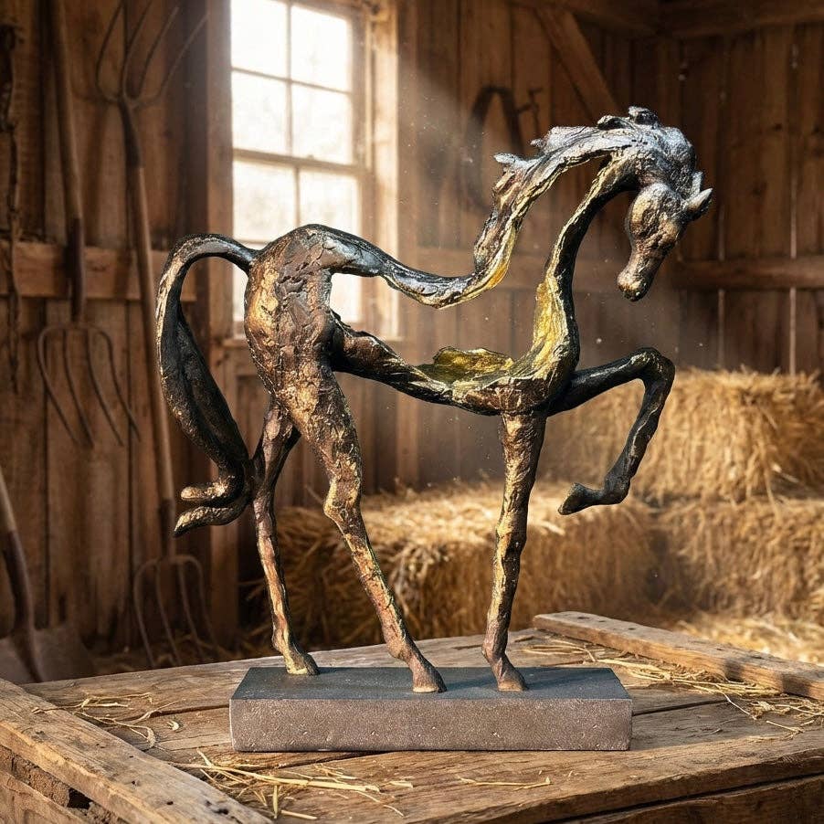 Prancing Horse Small Sculpture