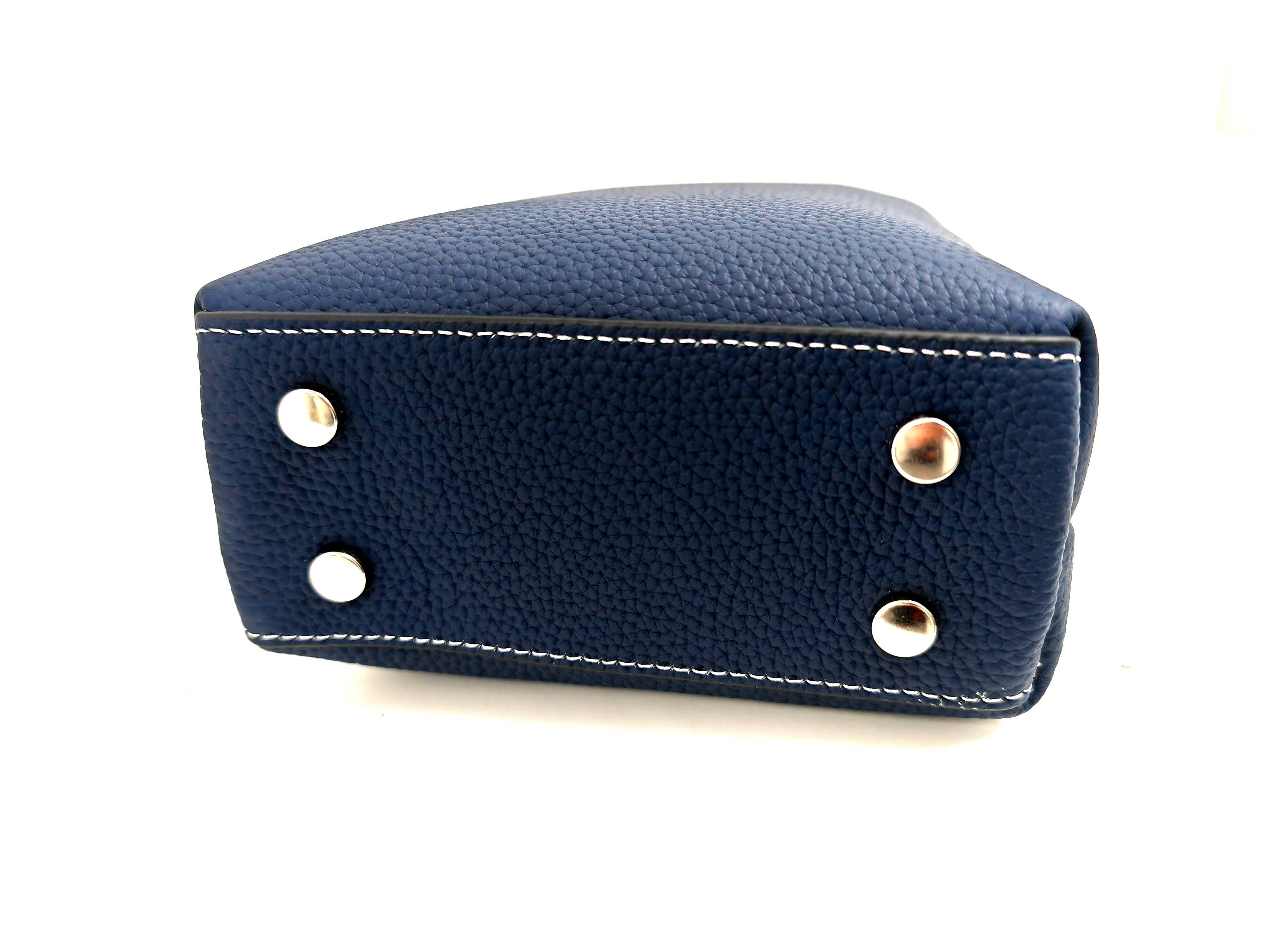 Soft Genuine Leather 2 Compartment Hand Bag