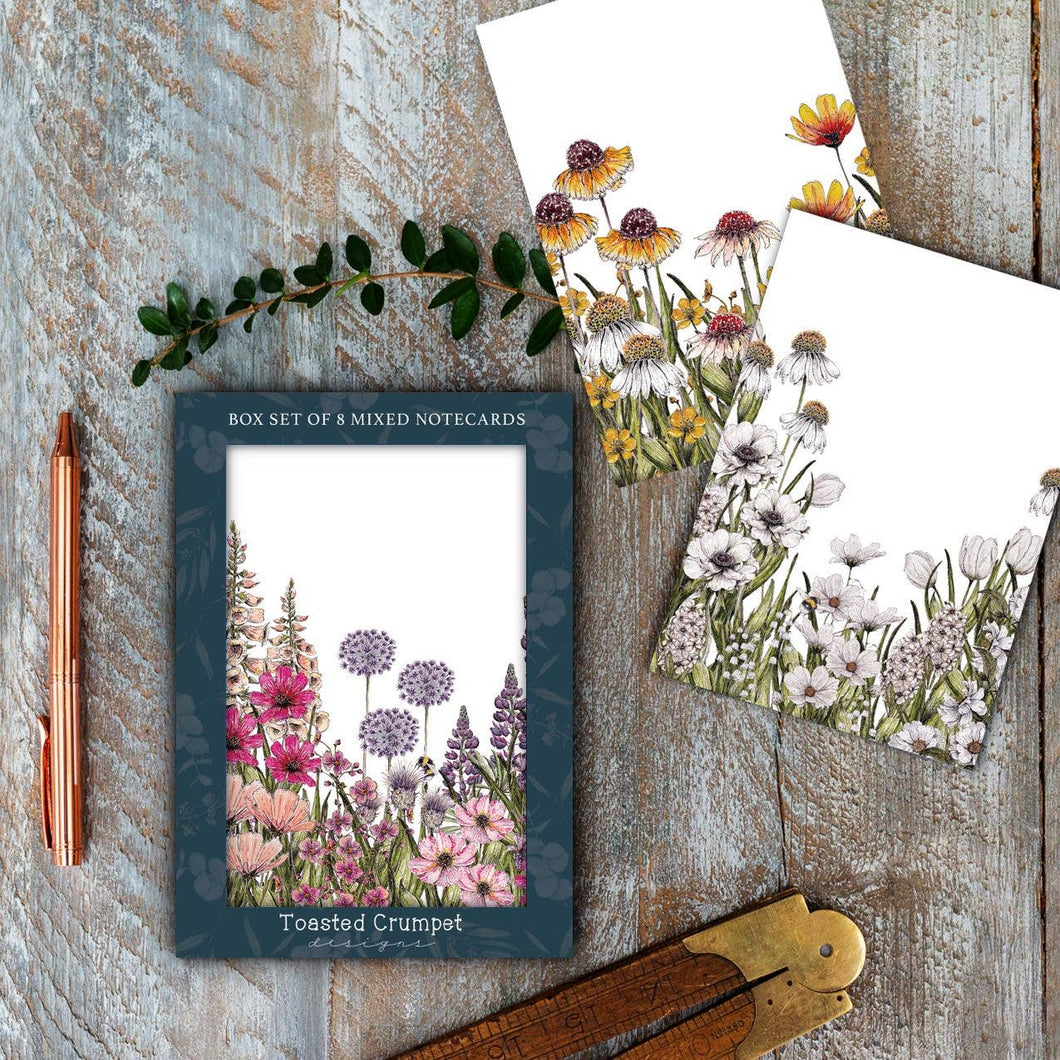 Regency Garden Wildflower Meadows Notecards Set of 8