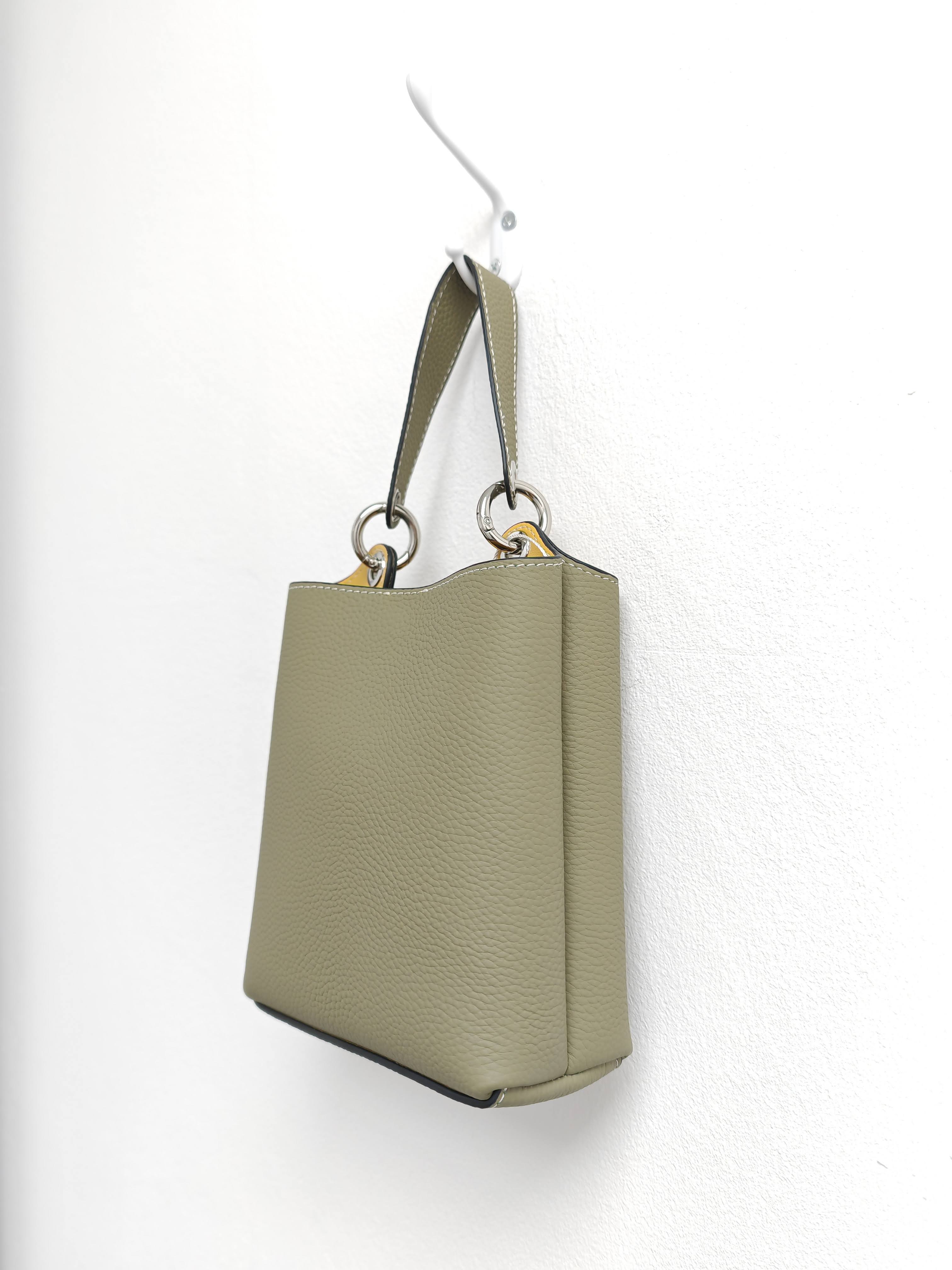Soft Genuine Leather 2 Compartment Hand Bag