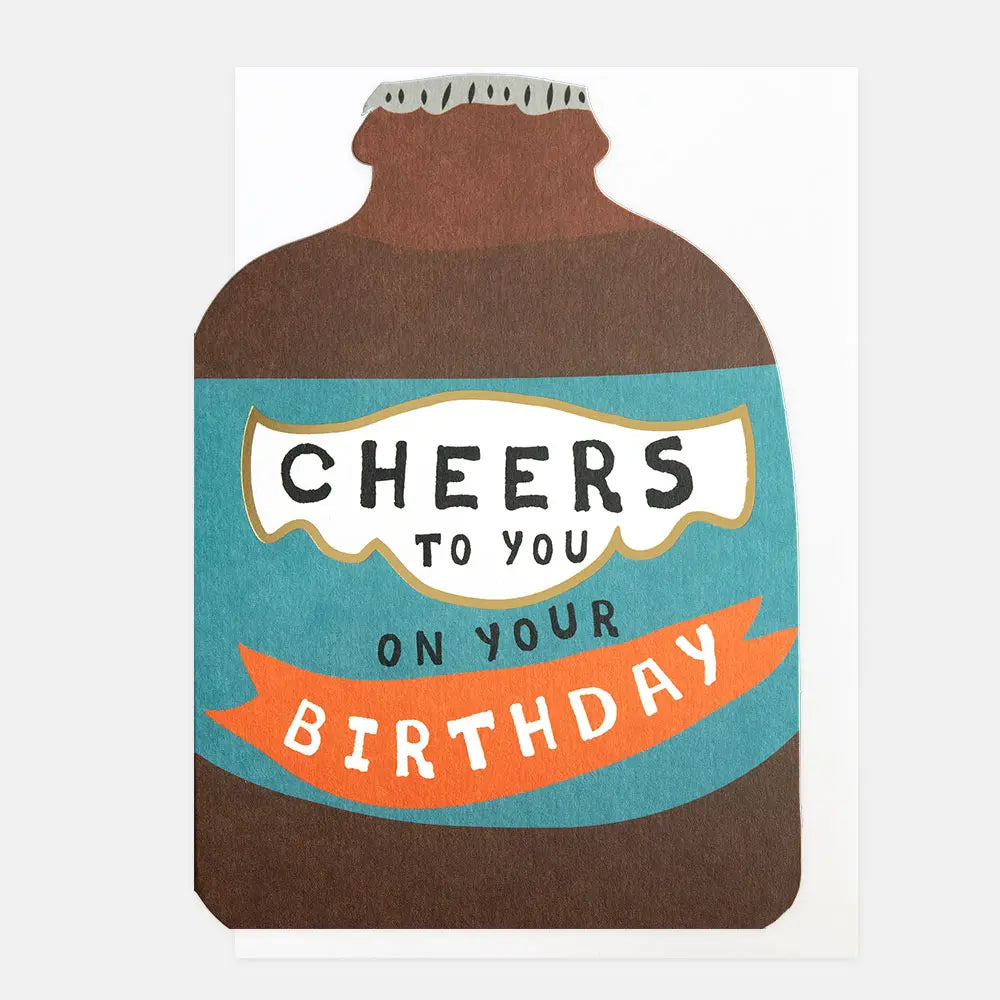 Cheers To You On Your Birthday Beer Bottle