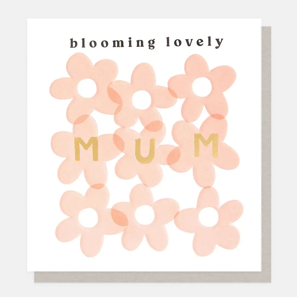Blooming Lovely Mum Simple Flower Pattern