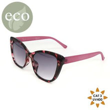 Load image into Gallery viewer, Recycled pink tortoiseshell frame sunglasses
