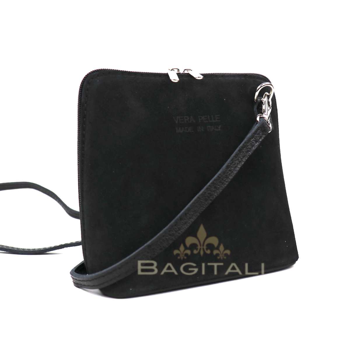 Italian leather crossbody bag