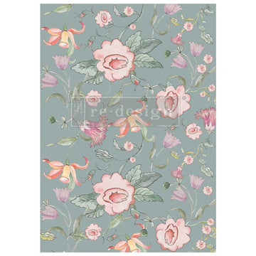 Decoupage Fibre Papers A1 - Redesign with Prima - Swedish Posy