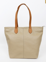 Load image into Gallery viewer, Leather Shoulder/Holdall Bag - Duo Tone - various colours - Little Gems Interiors
