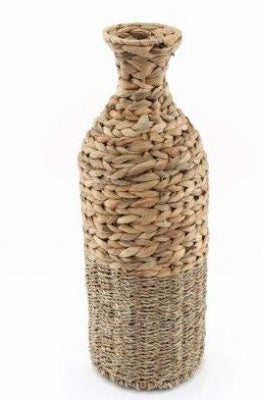Bamboo & Seagrass Shaped Vase