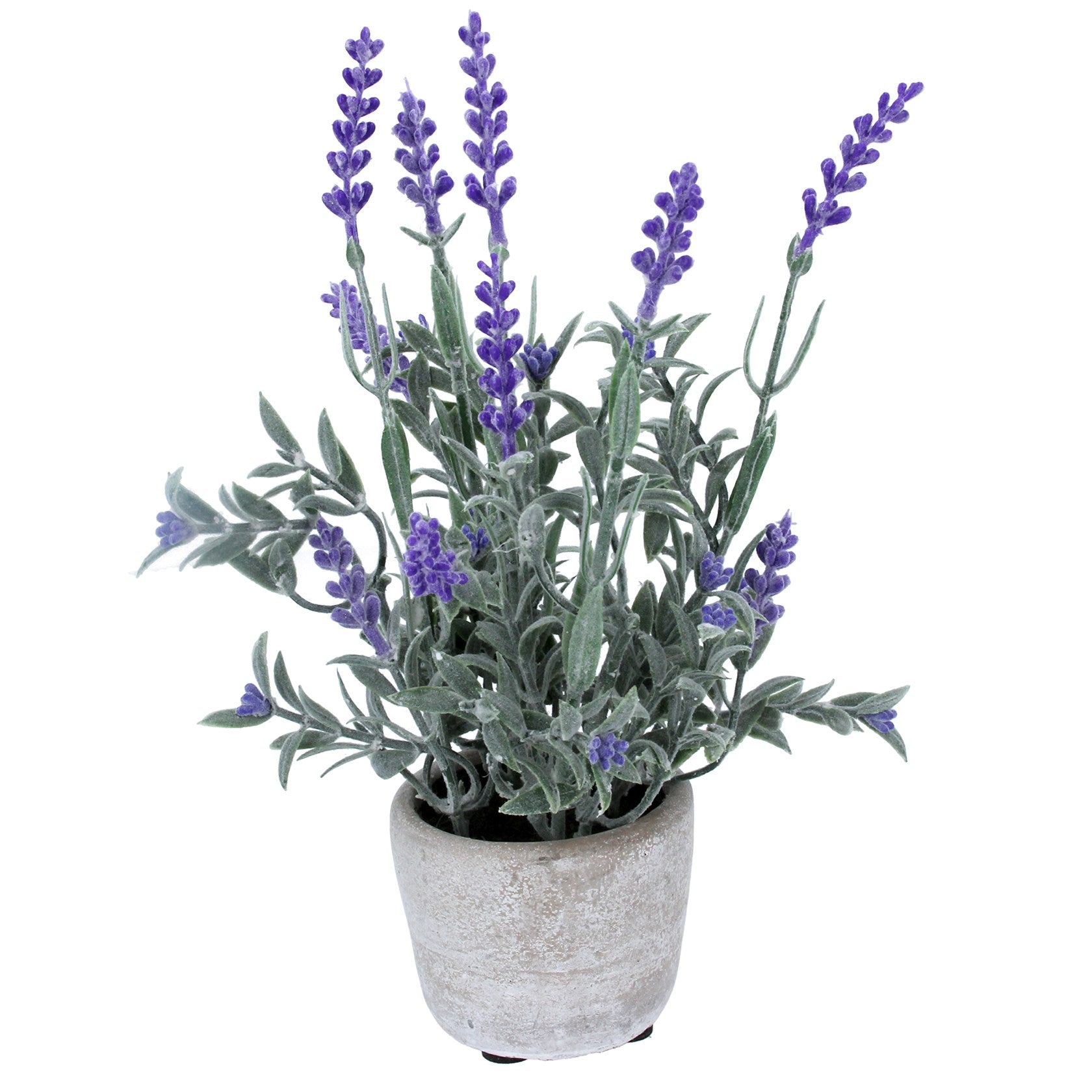 Faux Lavender Potted Plant