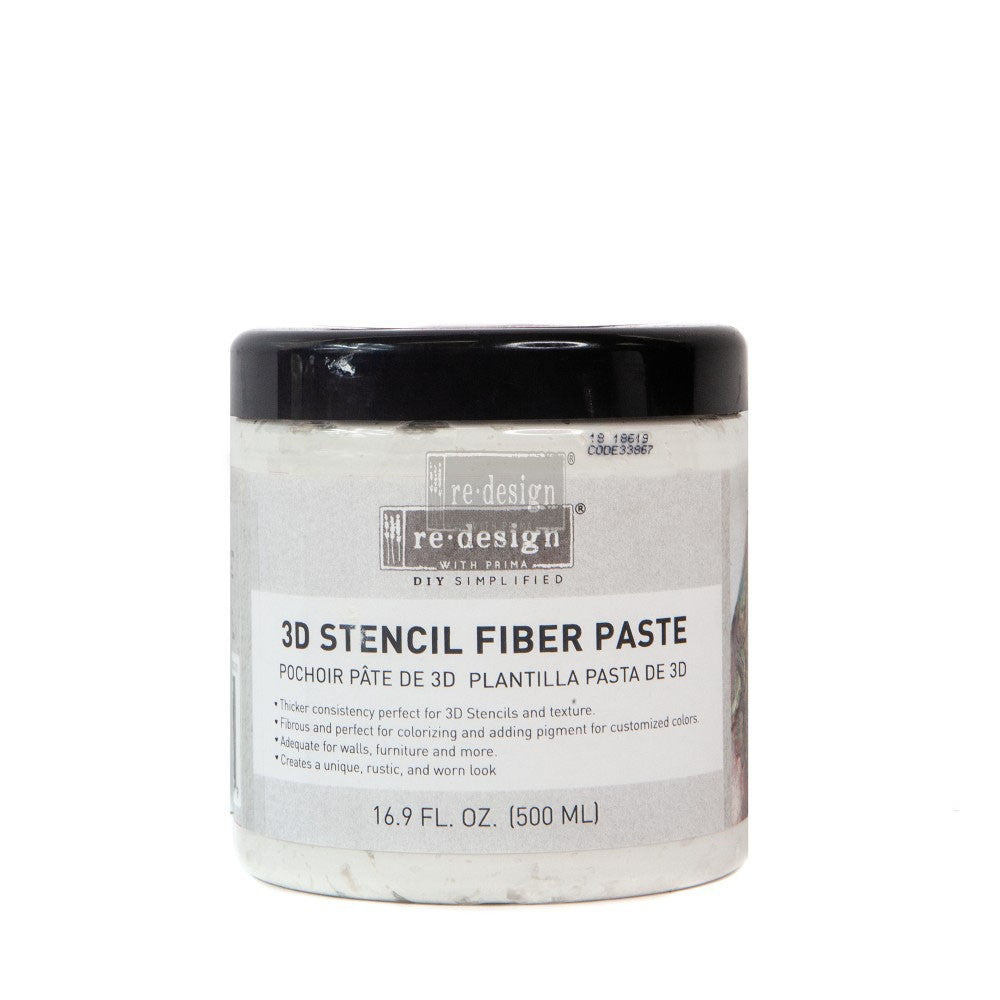 Redesign Prima 3D Stencil Fibre Paste- Little Gems Interiors