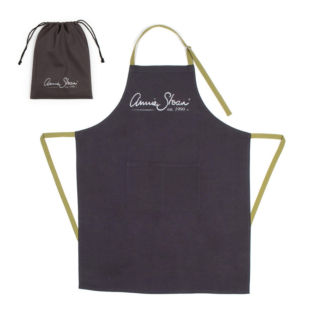 Black Branded Annie Sloan Apron