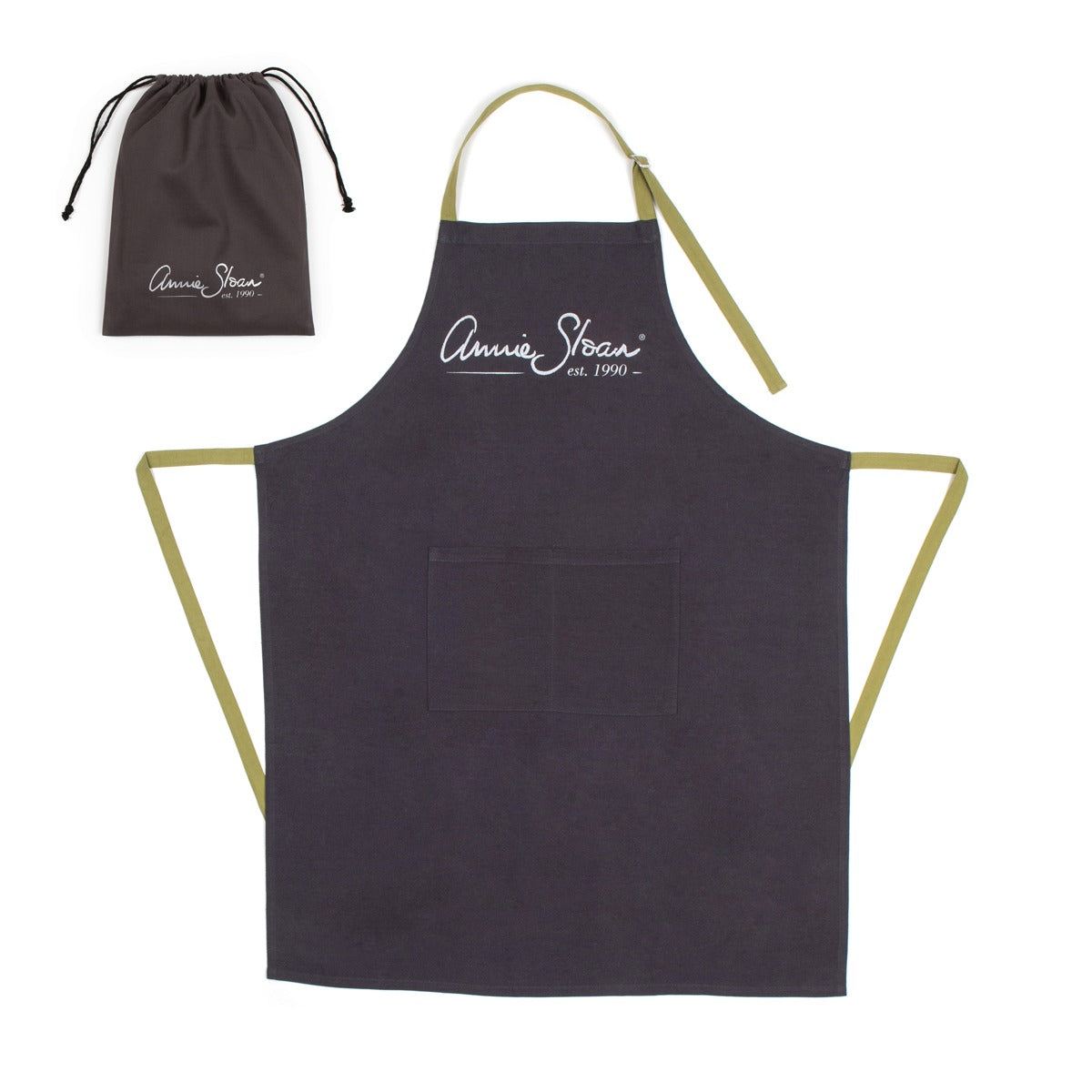 Black Branded Annie Sloan Apron