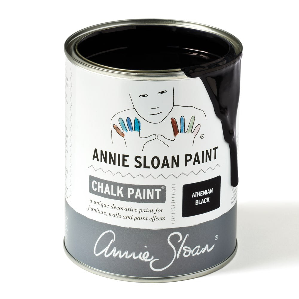 Annie Sloan Athenian Black Chalk Paint 1 Litre Tin